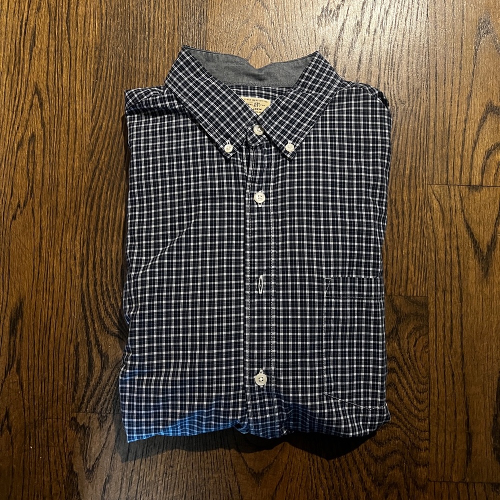 J Crew Blue Button Down